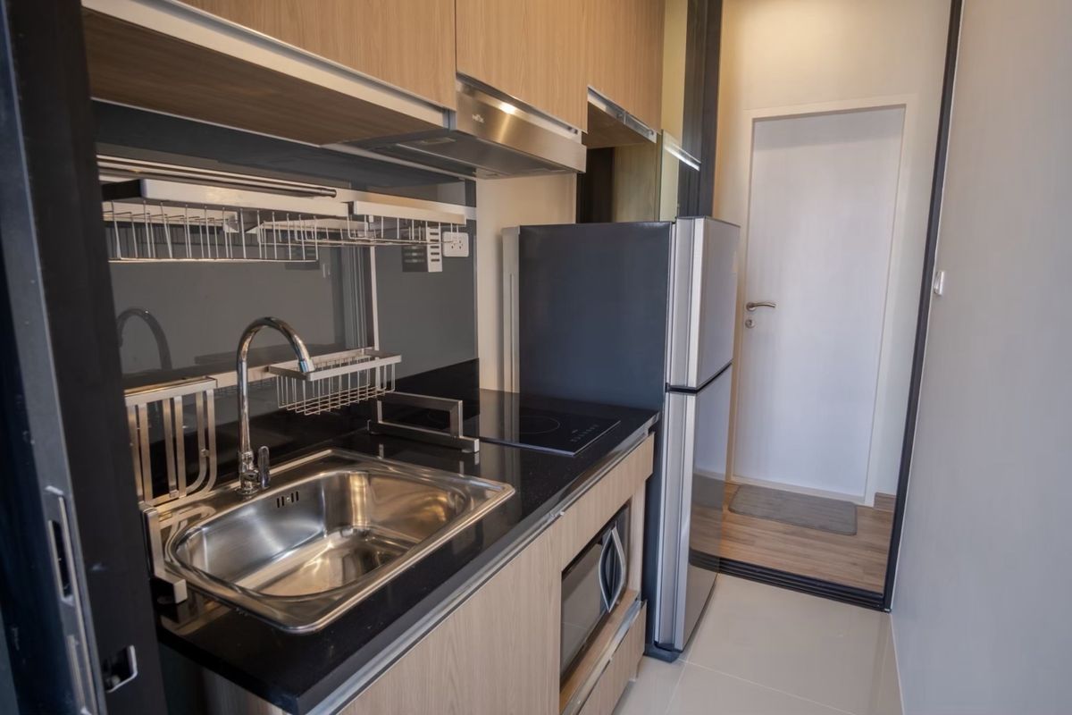 For RentCondoBangna, Bearing, Lasalle : For rent 📍Niche Mono Sukhumvit - Bearing 📍 Fully furnished and electric appliances, near BTS Bearing