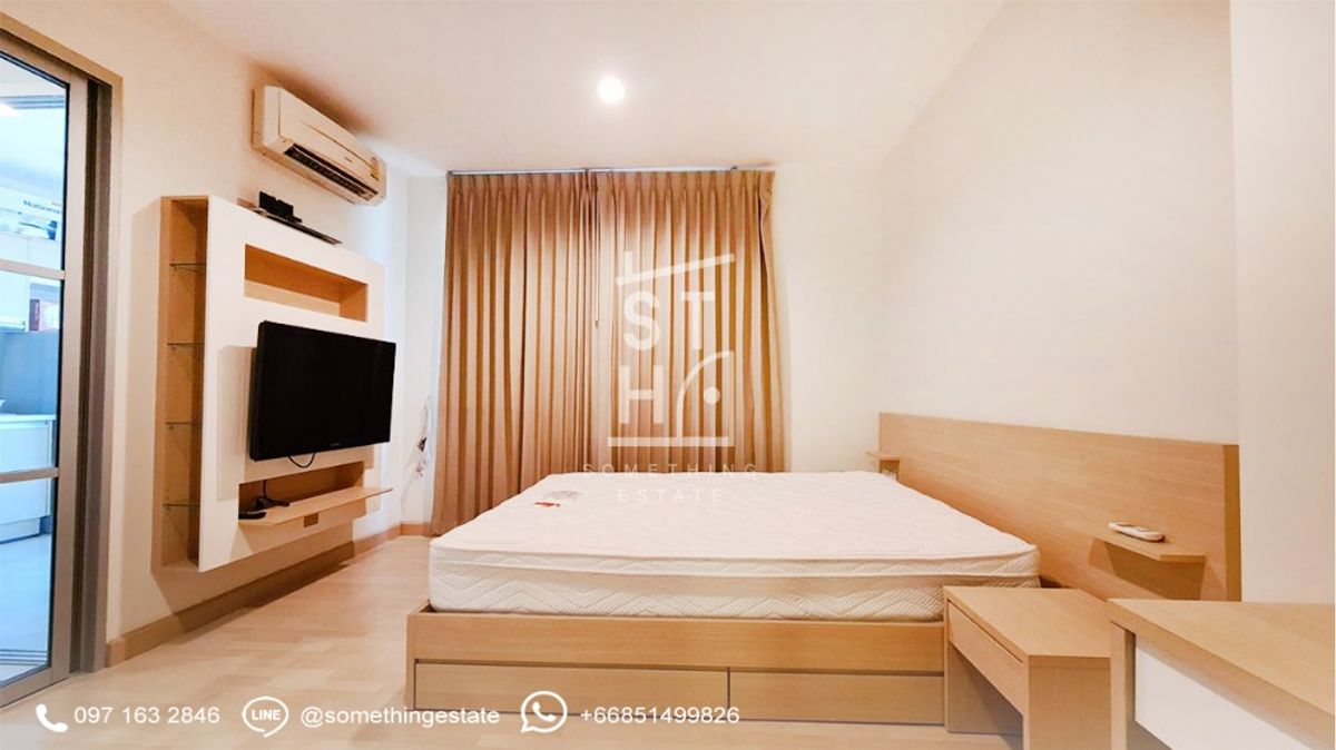 ให้เช่าคอนโดรัชดา ห้วยขวาง : ห้องใหม่ เครื่องใช้ไฟฟ้าครบ เข้าอยู่ได้ทันที