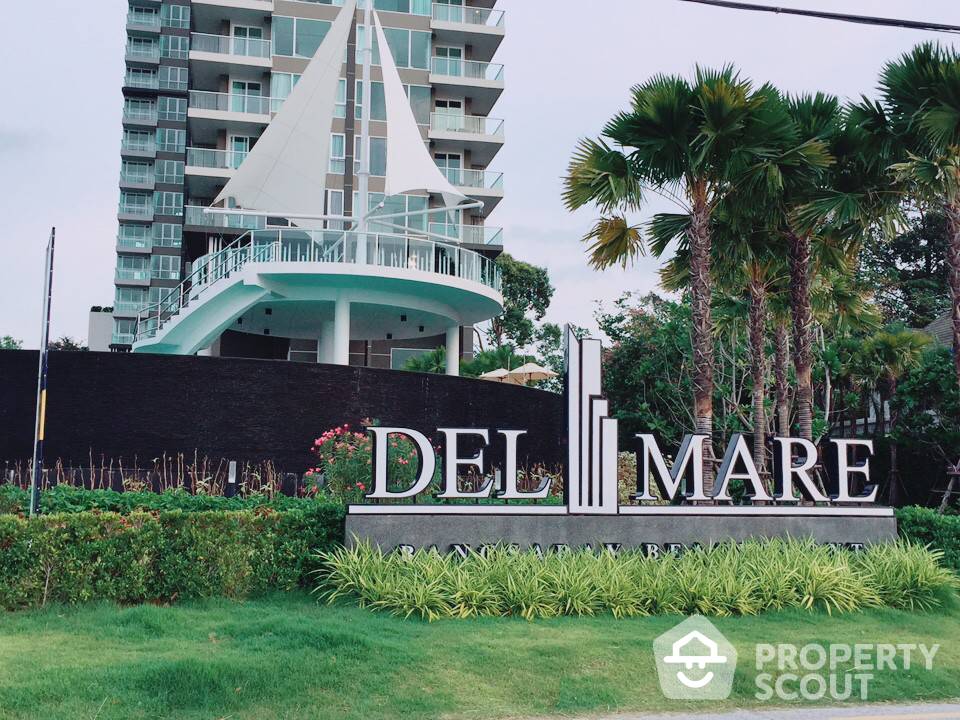 For SaleCondoPattaya, Bangsaen, Chonburi : 1-BR Condo at Del Mare Condominium close to Bangsaray