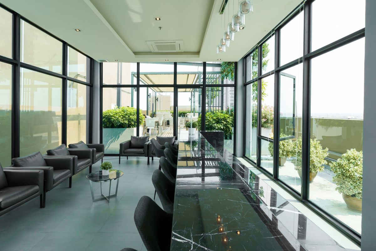 For RentCondoSamut Prakan,Samrong : ✨ Condo for rent, ready to stay in the Nich Monochang Sukhumvit Project - Grandfather Chao, fully decorated in a new room, good location next to BTS Grandfather 