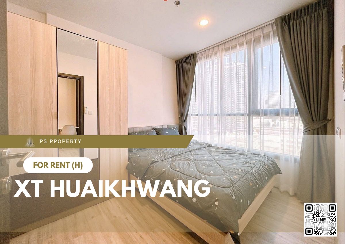 ให้เช่าคอนโดรัชดา ห้วยขวาง : ให้เช่า ✨ XT HUAIKHWANG ✨ เฟอร์นิเจอร์ และ เครื่องใช้ไฟฟ้าครบ ใกล้ MRT ห้วยขวาง