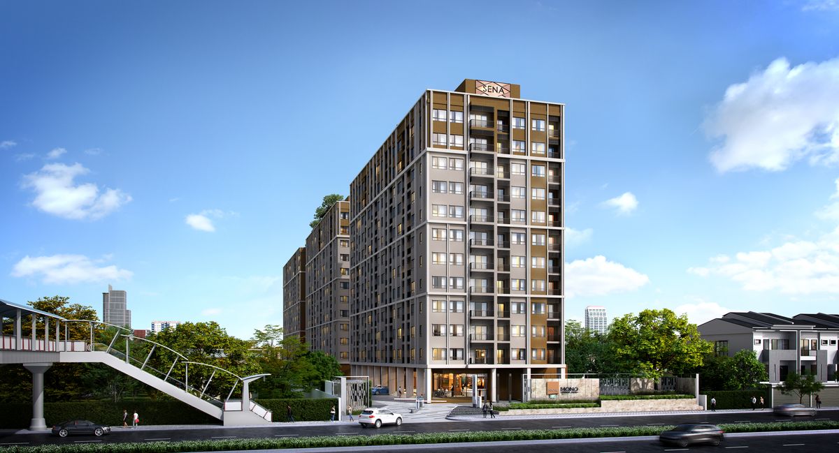 For RentCondoSamut Prakan,Samrong : ✨ Condo for rent, ready to stay in the Nich Monochang Sukhumvit Project - Grandfather Chao, fully decorated in a new room, good location next to BTS Grandfather 