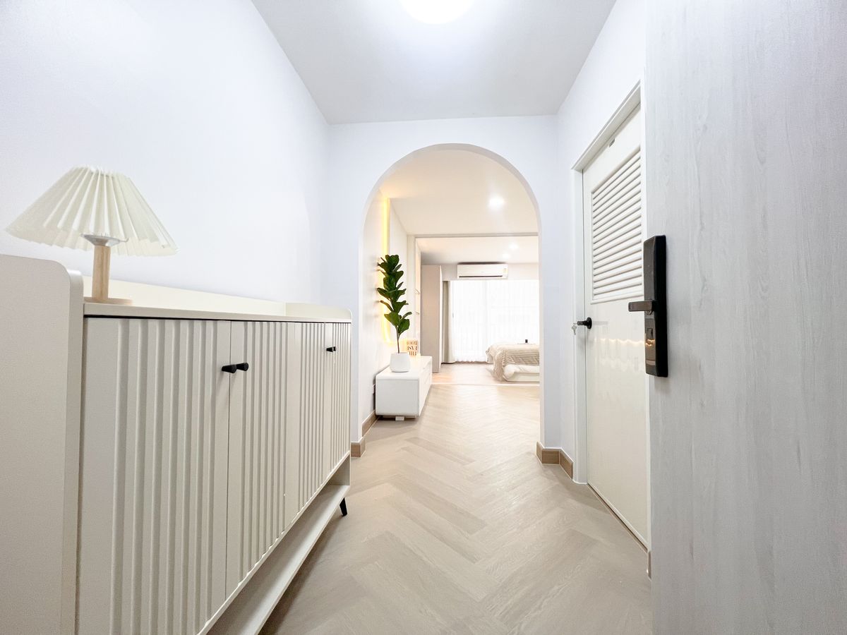 For SaleCondoLadprao101, Happy Land, The Mall Bang Kapi : Do not buy now, regret bad !!!! This price does not come often. Ladprao Condo Low Rise 32 sqm. The room barrier is ready.