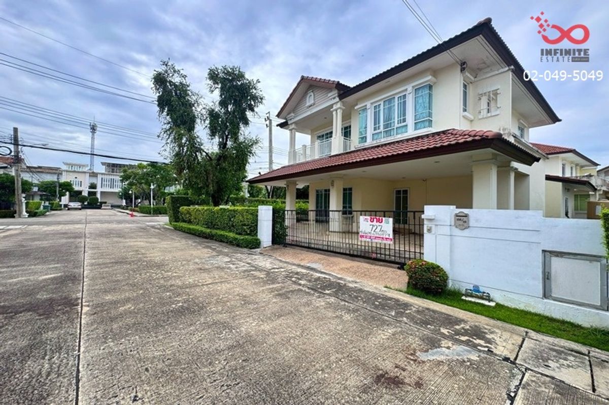 For SaleHouseNonthaburi, Bang Yai, Bangbuathong : House for sale, 2 -story corner, Thana Siri Ratchapruek Village, Tha Nam Non, Bang Si Mueang 72.7 sq. W. Nonthaburi