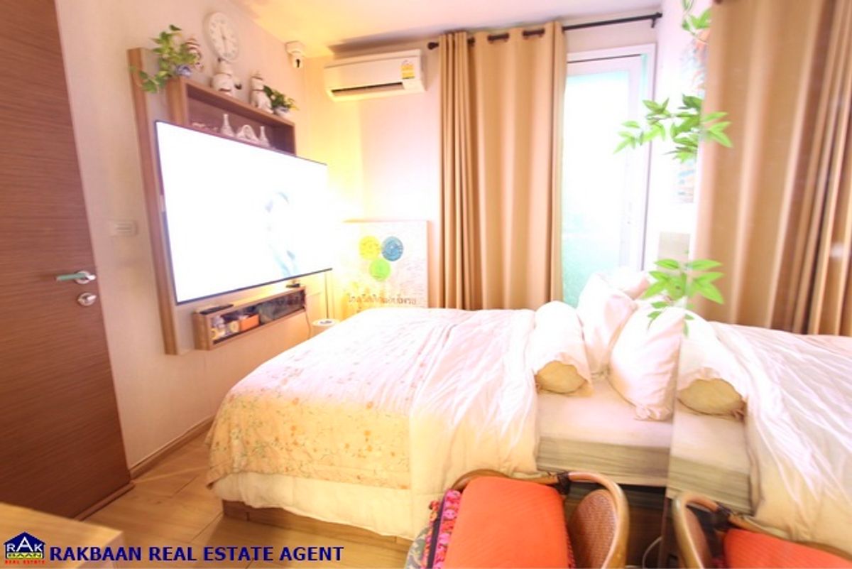 For SaleCondoSapankwai,Jatujak : Condo for sale, Rythum, Phahon-Ari Rhythm, PHAL-ARI, Floor 12A 35.68 sq.m., 1 bedroom, 1 bathroom, full room in front of a beautiful garden.