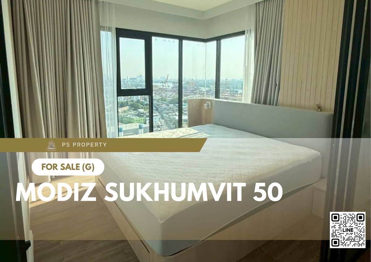 ขายคอนโดอ่อนนุช อุดมสุข : ขายด่วน 📍 MODIZ Sukhumvit 50 📍 เฟอร์นิเจอร์ และ เครื่องใช้ไฟฟ้าครบ ใกล้ BTS อ่อนนุช