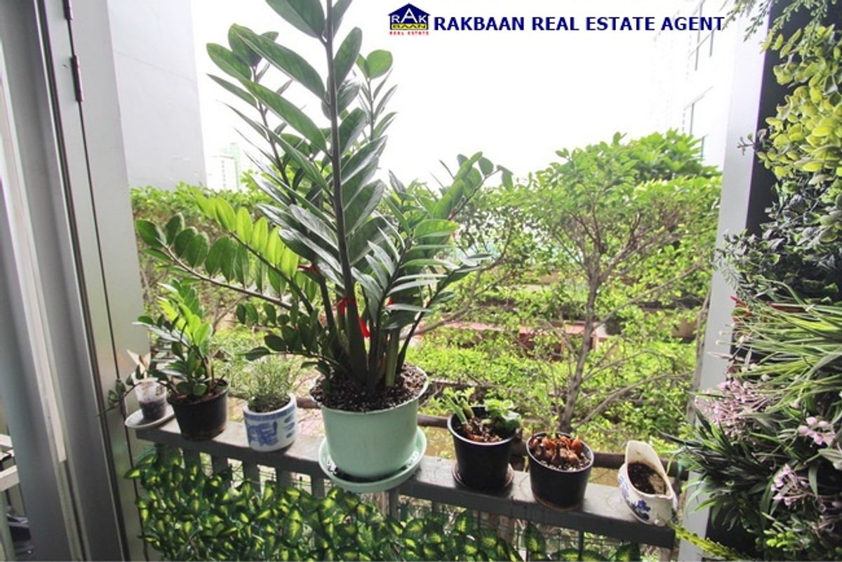 For SaleCondoSapankwai,Jatujak : Condo for sale, Rythum, Phahon-Ari Rhythm, PHAL-ARI, Floor 12A 35.68 sq.m., 1 bedroom, 1 bathroom, full room in front of a beautiful garden.