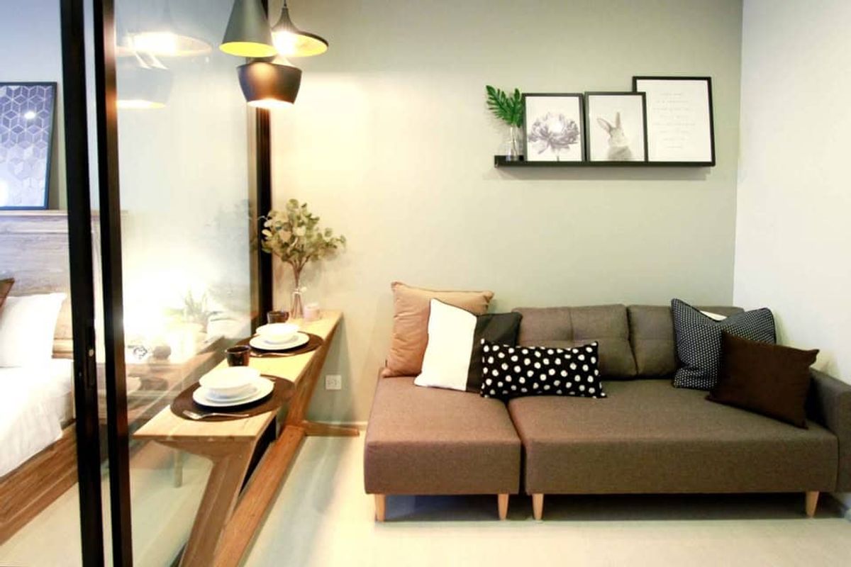 For RentCondoRama9, Petchburi, RCA : For rent ✨ Life Asoke ✨ Fully furnished and equipped with electrical appliances, near MRT