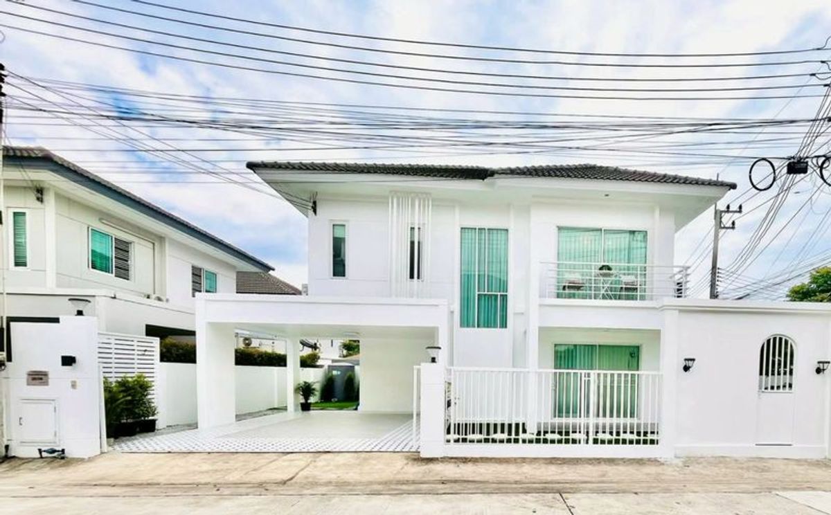 ขายบ้านพัทยา บางแสน ชลบุรี สัตหีบ : ขายบ้านเดี่ยว 2 ชั้น โครงการบ้านพฤกษา นารา ชัยพฤกษ์ พัทยา ชลบุรี 