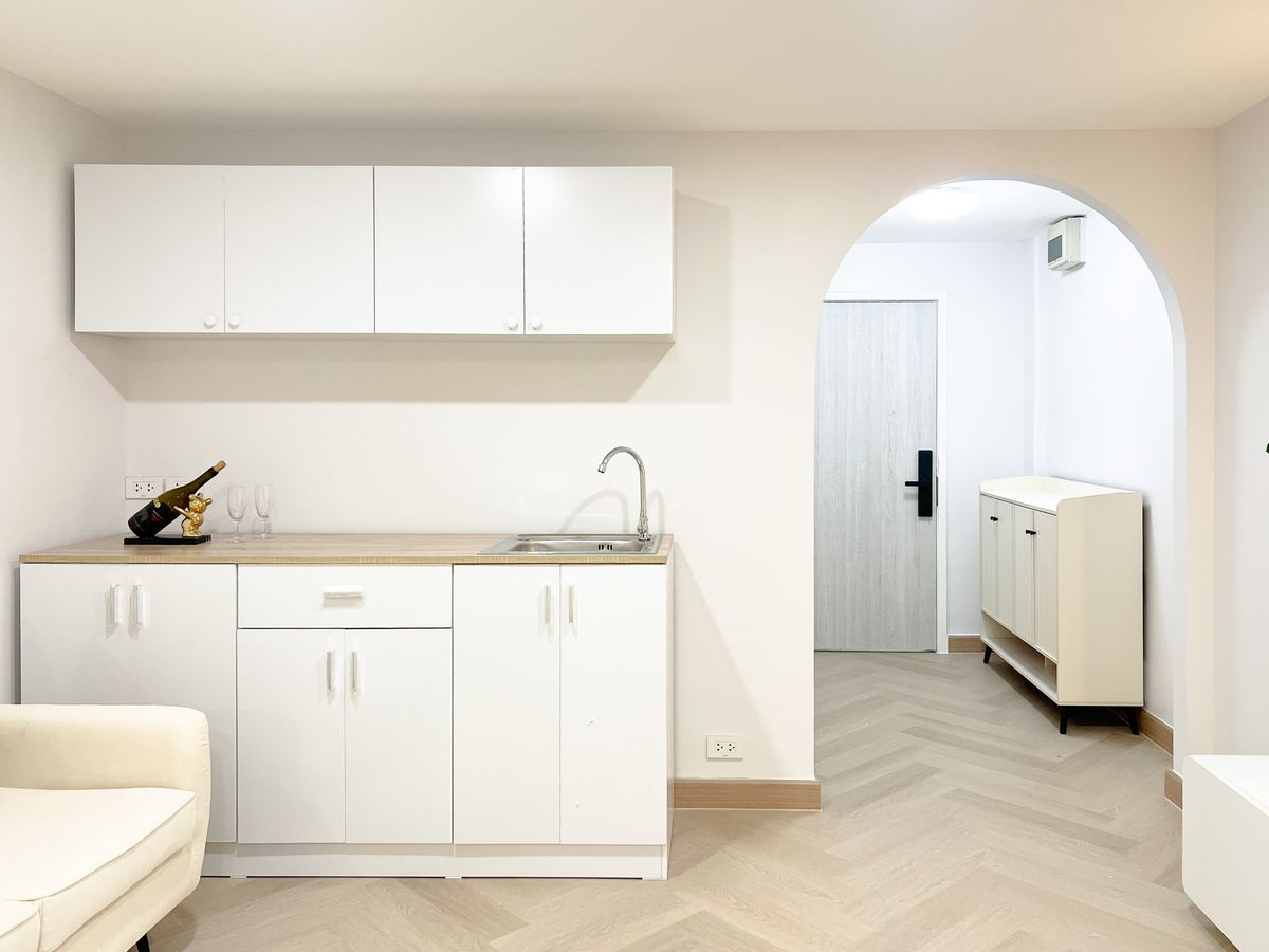 For SaleCondoLadprao101, Happy Land, The Mall Bang Kapi : Do not buy now, regret bad !!!! This price does not come often. Ladprao Condo Low Rise 32 sqm. The room barrier is ready.