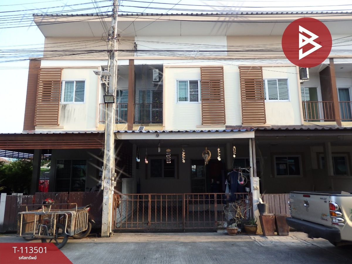 ขายทาวน์โฮมพัทยา บางแสน ชลบุรี สัตหีบ : ขายทาวน์เฮ้าส์ หมู่บ้านธนาพร แหลมฉบัง ชลบุรี
