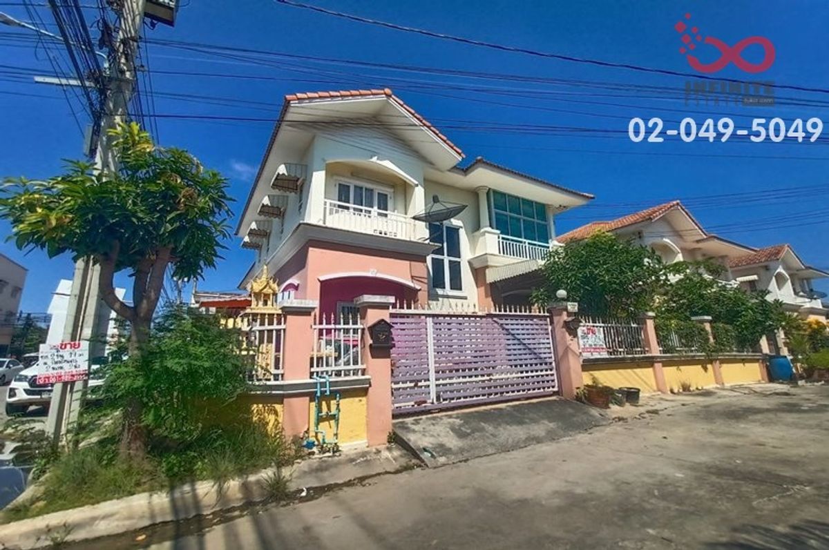 ขายบ้านสมุทรปราการ สำโรง : ขายบ้านเดี่ยว 2 ชั้น 56.1 ตร.ว. หลังมุม หมู่บ้านกิตตินคร บางบ่อ สมุทรปราการ บ้านสวย ทำเลดี พร้อมอยู่ ใกล้บางนา-ตราด
