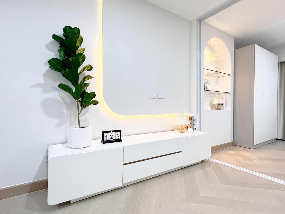 For SaleCondoLadprao101, Happy Land, The Mall Bang Kapi : Do not buy now, regret bad !!!! This price does not come often. Ladprao Condo Low Rise 32 sqm. The room barrier is ready.