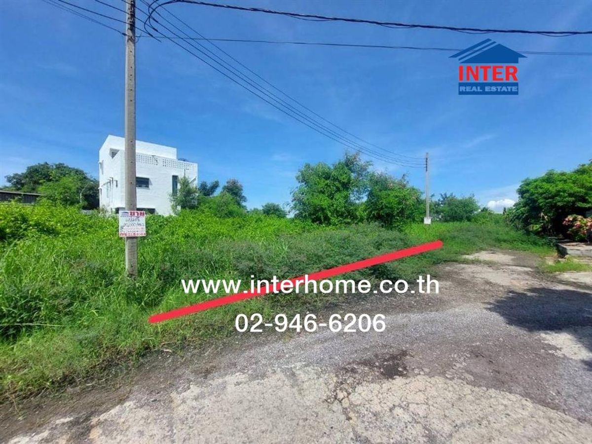ขายที่ดินสมุทรปราการ สำโรง : ที่ดินเปล่า 90 ตร.ว. หมู่บ้านเมืองเอกบางปู ซอยสุขาภิบาลบางปู85 ถนนตำหรุ-บางพลี ถนนสุขุมวิทสายเก่า เมืองสมุทรปราการ สมุทรปราการ