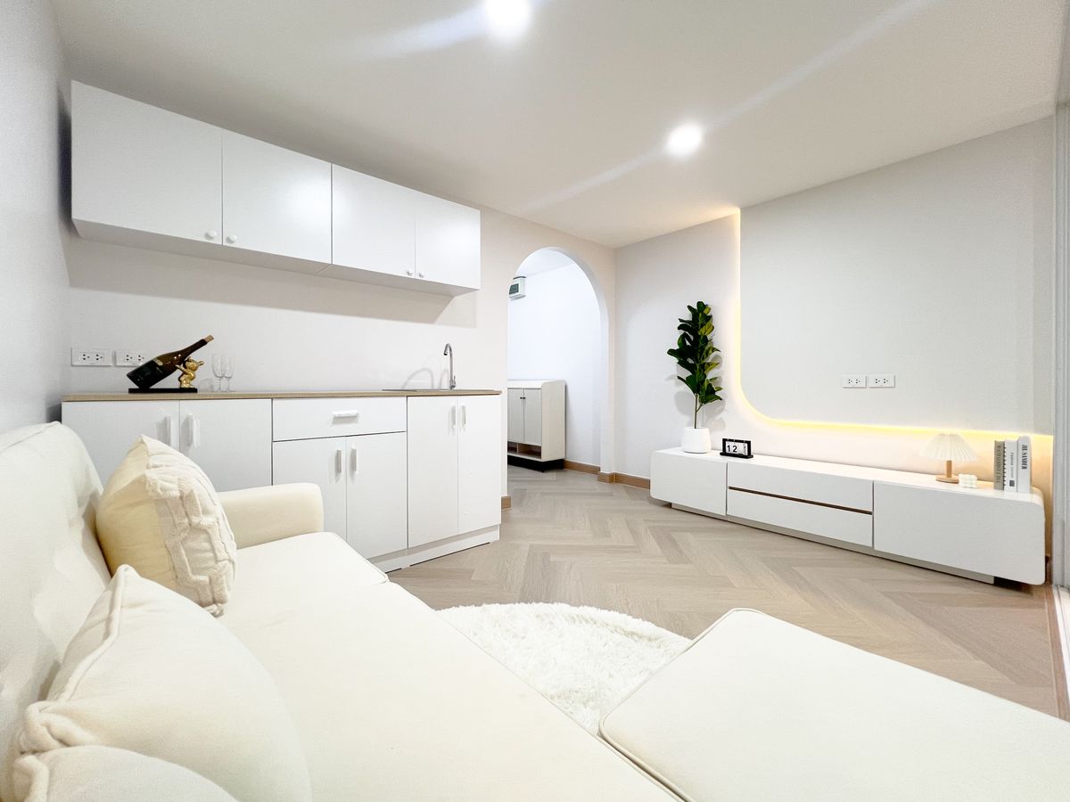 For SaleCondoLadprao101, Happy Land, The Mall Bang Kapi : Do not buy now, regret bad !!!! This price does not come often. Ladprao Condo Low Rise 32 sqm. The room barrier is ready.