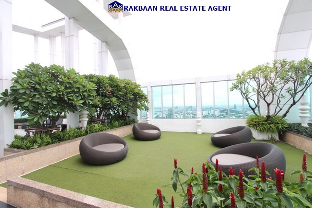 For SaleCondoSapankwai,Jatujak : Condo for sale, Rythum, Phahon-Ari Rhythm, PHAL-ARI, Floor 12A 35.68 sq.m., 1 bedroom, 1 bathroom, full room in front of a beautiful garden.