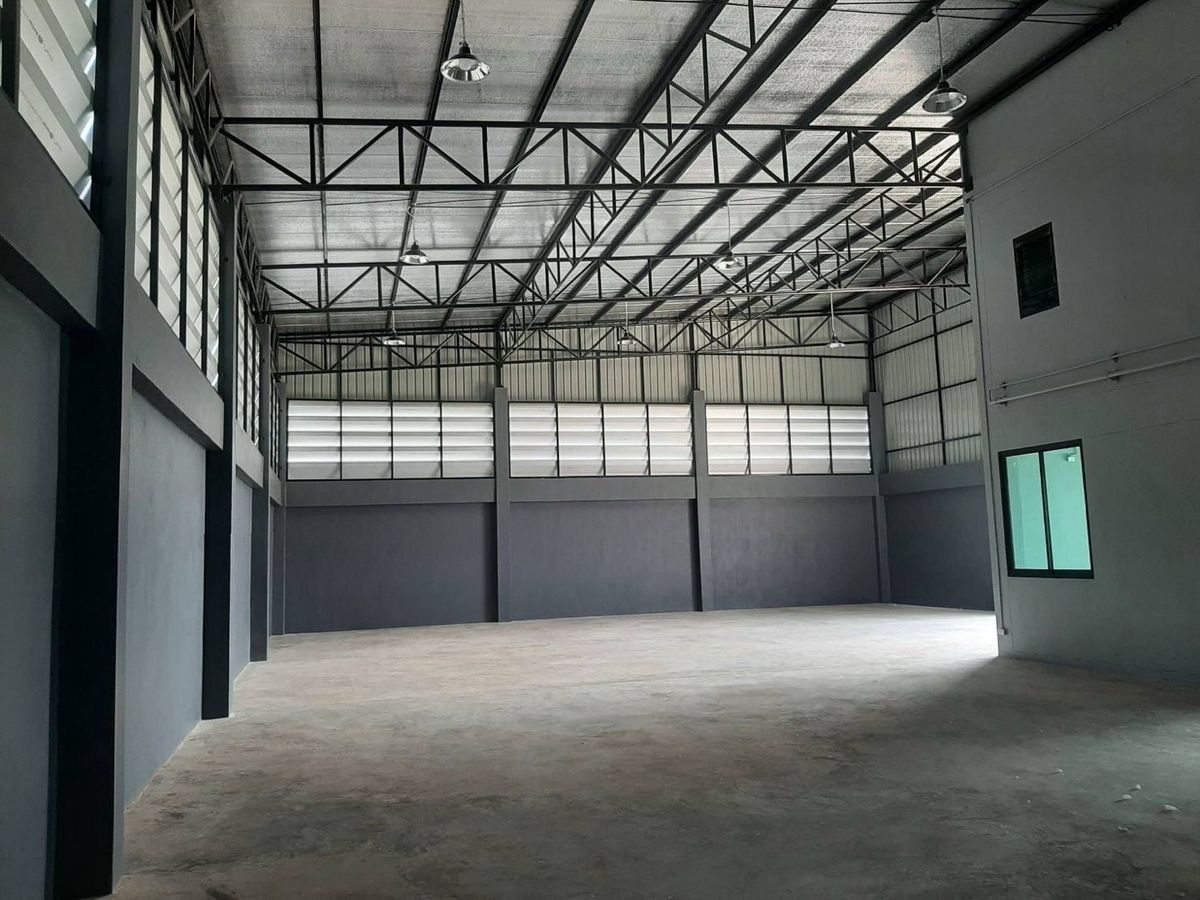 For RentFactoryPathum Thani,Rangsit, Thammasat : For rent, Purple area Factory, Lam Luk Ka, Khlong 9, beautiful, clean, ready to move 