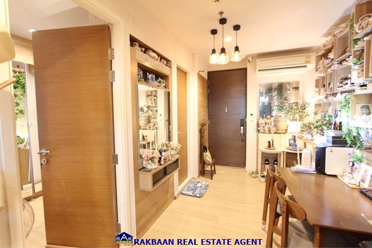 For SaleCondoSapankwai,Jatujak : Condo for sale, Rythum, Phahon-Ari Rhythm, PHAL-ARI, Floor 12A 35.68 sq.m., 1 bedroom, 1 bathroom, full room in front of a beautiful garden.