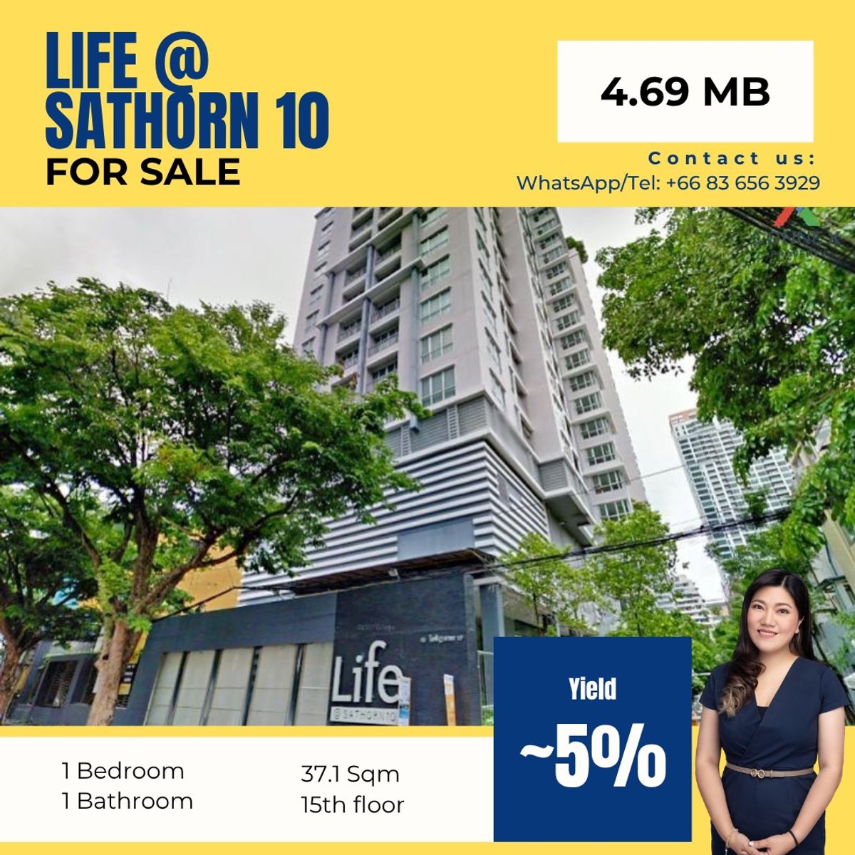 ขายคอนโดสาทร นราธิวาส : 🔑 ขายคอนโด Life @ Sathorn 10 | ทำเลทอง ใจกลางเมือง สาทร
💰 ราคาขายเพียง 4.69 ล้านบาท — ราคาดีที่สุดในตลาด