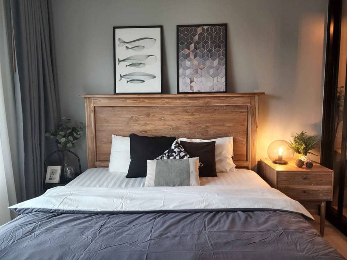 For RentCondoRama9, Petchburi, RCA : For rent ✨ Life Asoke ✨ Fully furnished and equipped with electrical appliances, near MRT