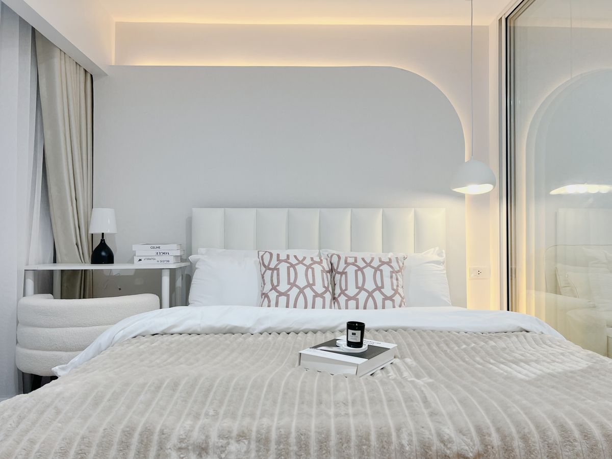 For SaleCondoLadprao101, Happy Land, The Mall Bang Kapi : Do not buy now, regret bad !!!! This price does not come often. Ladprao Condo Low Rise 32 sqm. The room barrier is ready.