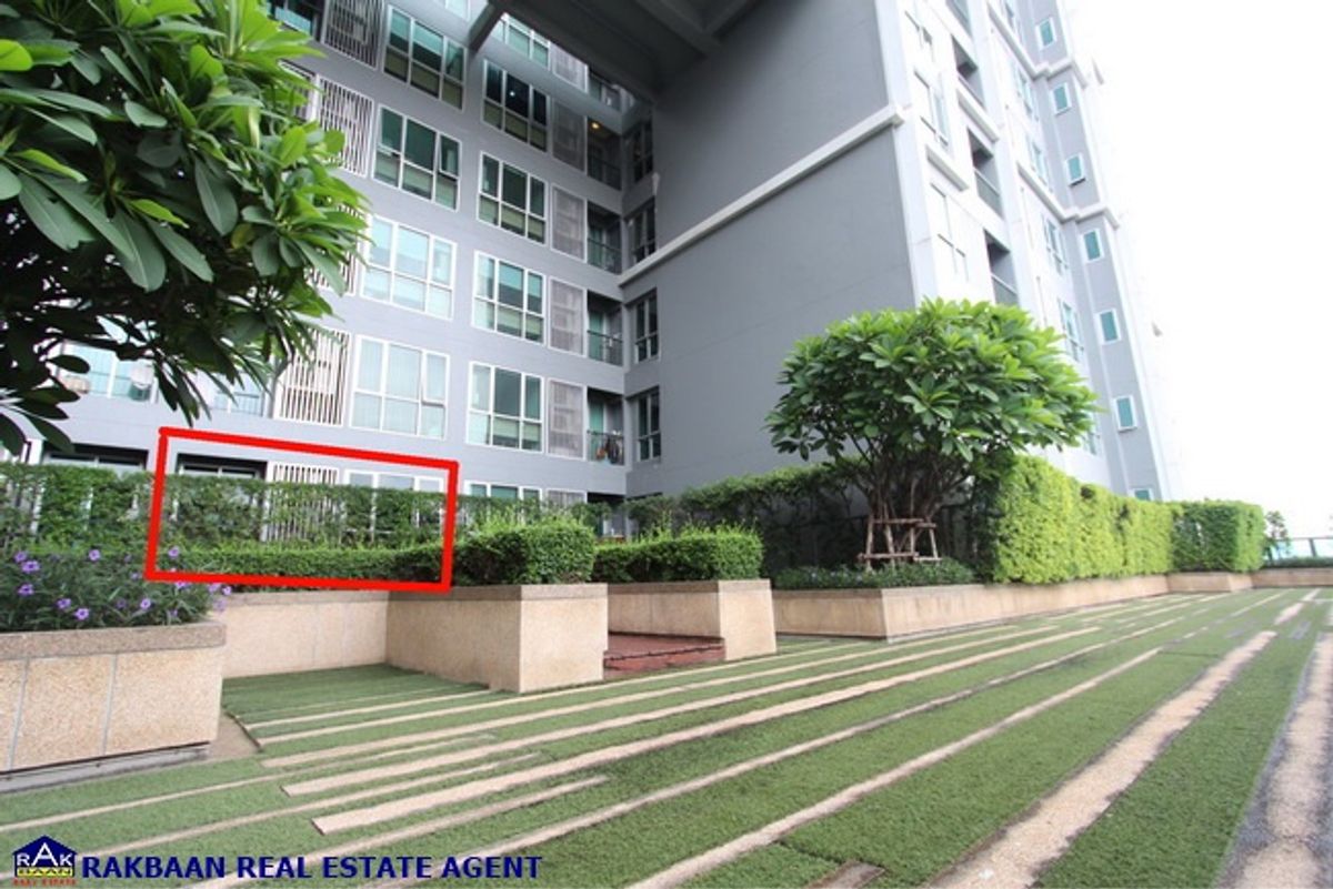 For SaleCondoSapankwai,Jatujak : Condo for sale, Rythum, Phahon-Ari Rhythm, PHAL-ARI, Floor 12A 35.68 sq.m., 1 bedroom, 1 bathroom, full room in front of a beautiful garden.