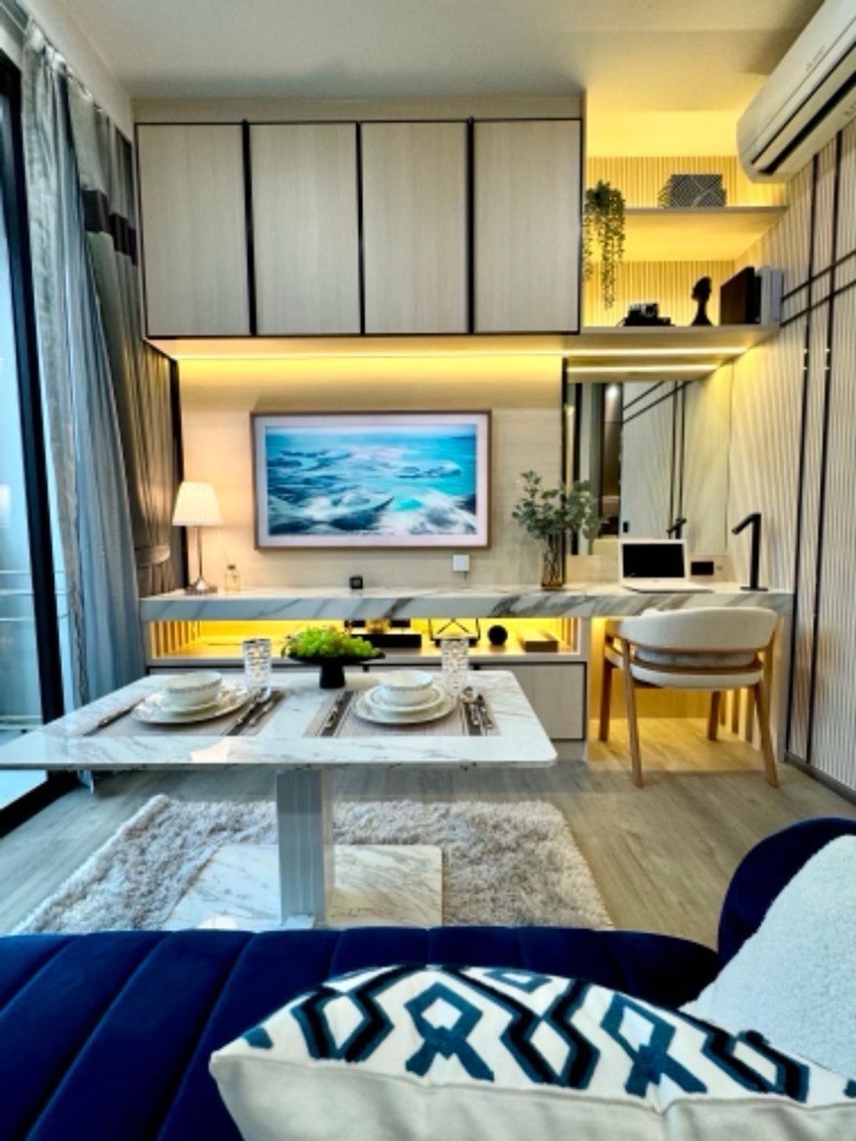 ให้เช่าคอนโดราชเทวี พญาไท : 💖The Address Siam-Ratchatewi✅1 bed แต่งสวย