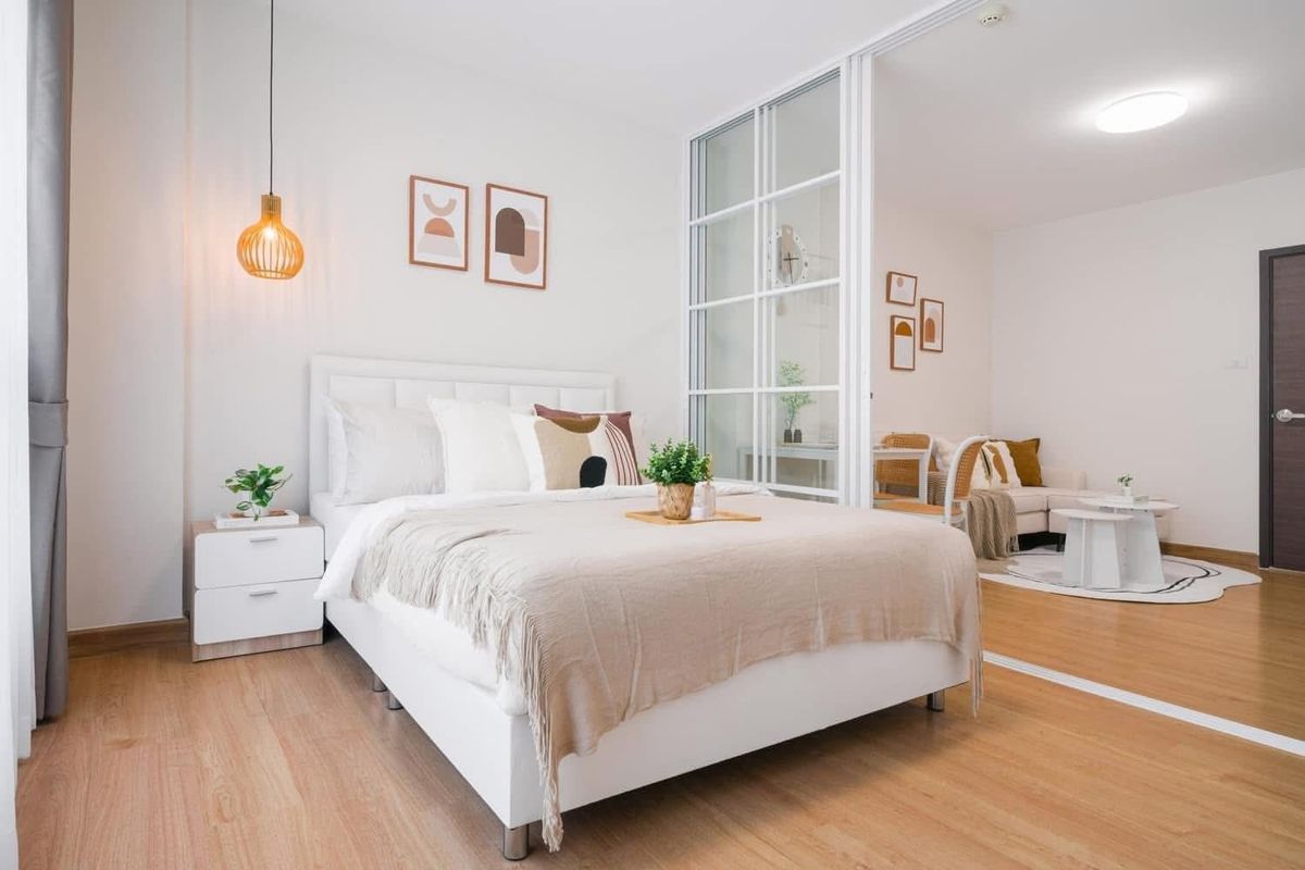 For SaleCondoKasetsart, Ratchayothin : Supalai Q condo for sale, beautifully decorated near BTS Senanikhom