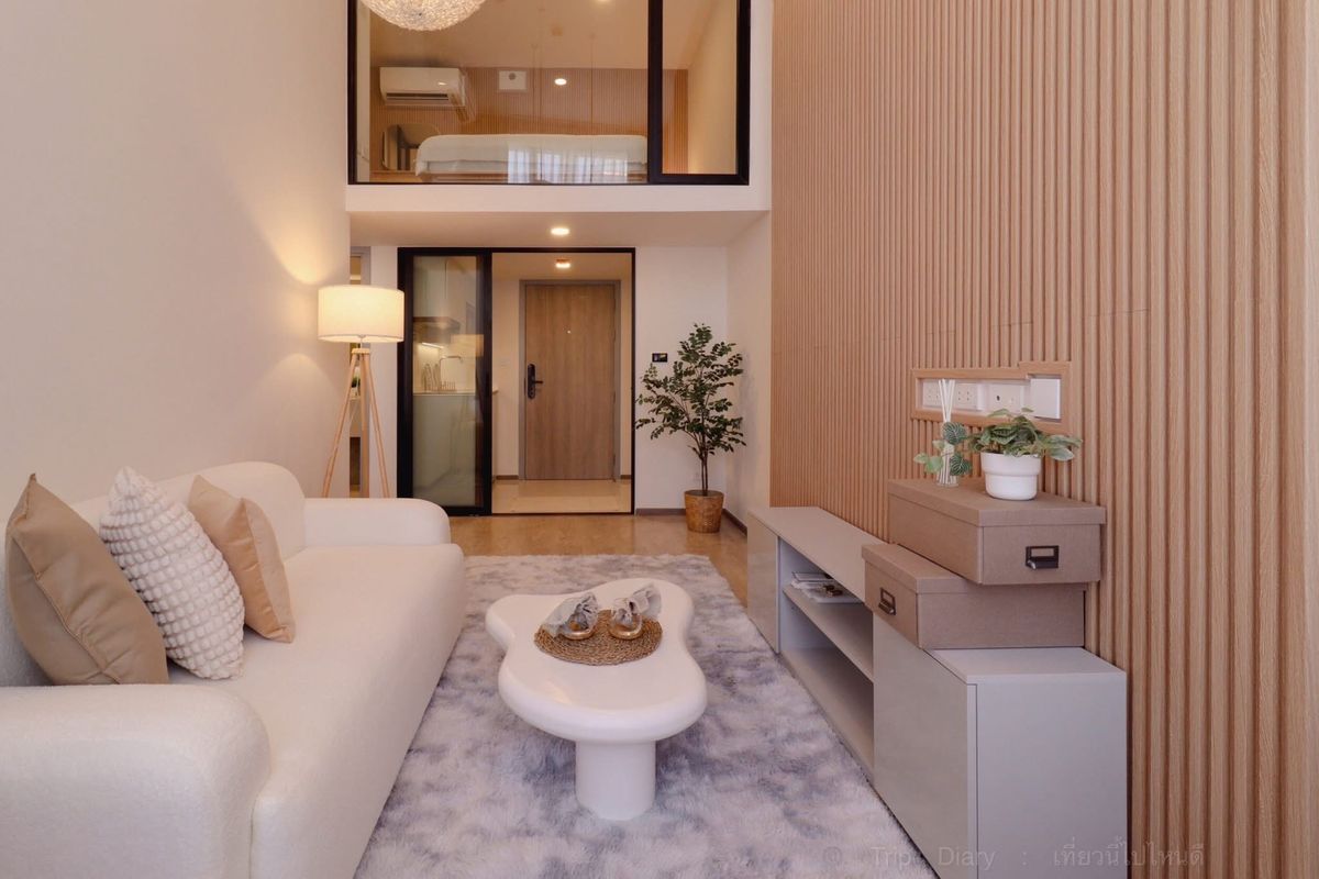 For RentCondoRatchadapisek, Huaikwang, Suttisan : 🔥🔥Code 27084🔥🔥New project, 2-storey room‼️ ┏━━━━━━🔰🔰🔰━━━━━━┓ For sale/for rent SOHO Bangkok Ratchada🌐LINE ID : @fastforrentcondo