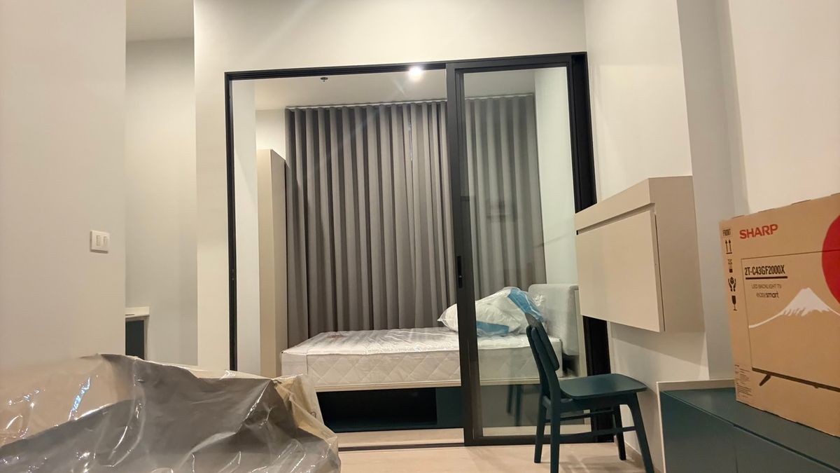 For RentCondoRattanathibet, Sanambinna : ✨ Condo for rent, ready to stay in the Flexi Rattanathibet Project, a new room, good location, connecting 3 train stations *does not accept foreigners