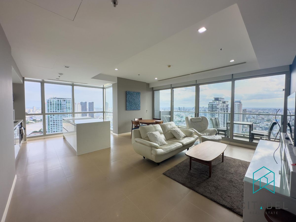 ให้เช่าคอนโดวงเวียนใหญ่ เจริญนคร : The River by Raimon Land - Cozy 2 Beds Condo for Rent! 
