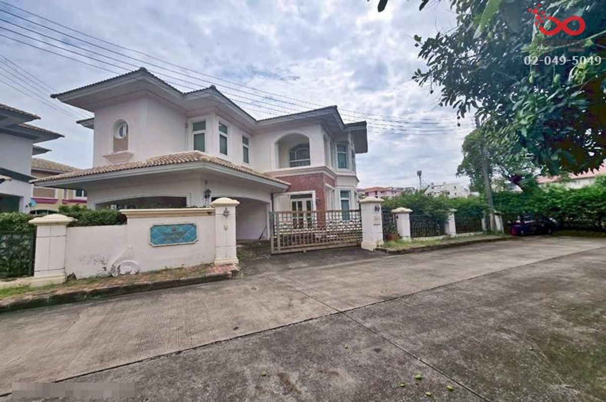 For SaleHouse : ขายบ้านเดี่ยวหลังริม 118 ตร.วา โครงการ ภัสสร ดิ อิลิแกนซ์ รังสิต-คลองสาม