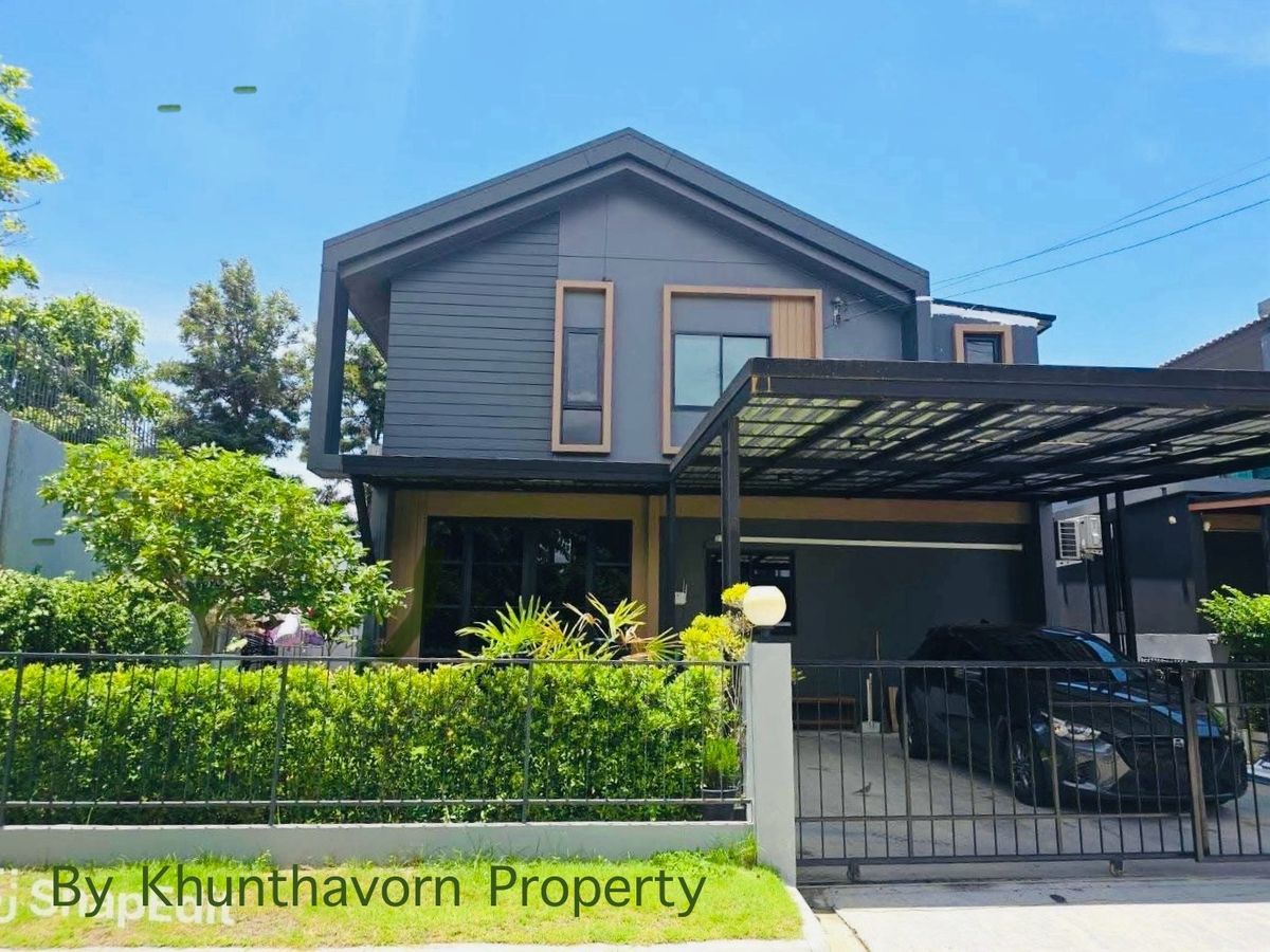 For SaleHouseRama5, Ratchapruek, Bangkruai : 2 -storey detached house for sale, Kanasiri Ratchapruek 346 (KANASIRIRUEK 346) Fully Furnished 58.8 sq.w.
