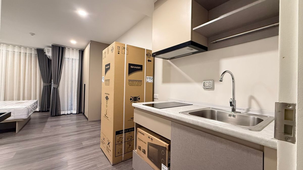 For RentCondoWongwianyai, Charoennakor : ✨ Condo for rent, ready to stay in the Flexi Sathorn -Charoen Nakhon project, 2 new rooms, good locations, decorated near BTS, Krung Thonburi *do not accept foreigners