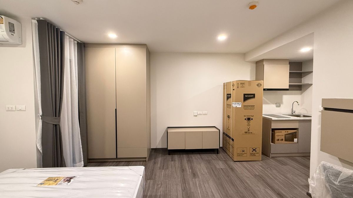 For RentCondoWongwianyai, Charoennakor : ✨ Condo for rent, ready to stay in the Flexi Sathorn -Charoen Nakhon project, 2 new rooms, good locations, decorated near BTS, Krung Thonburi *do not accept foreigners