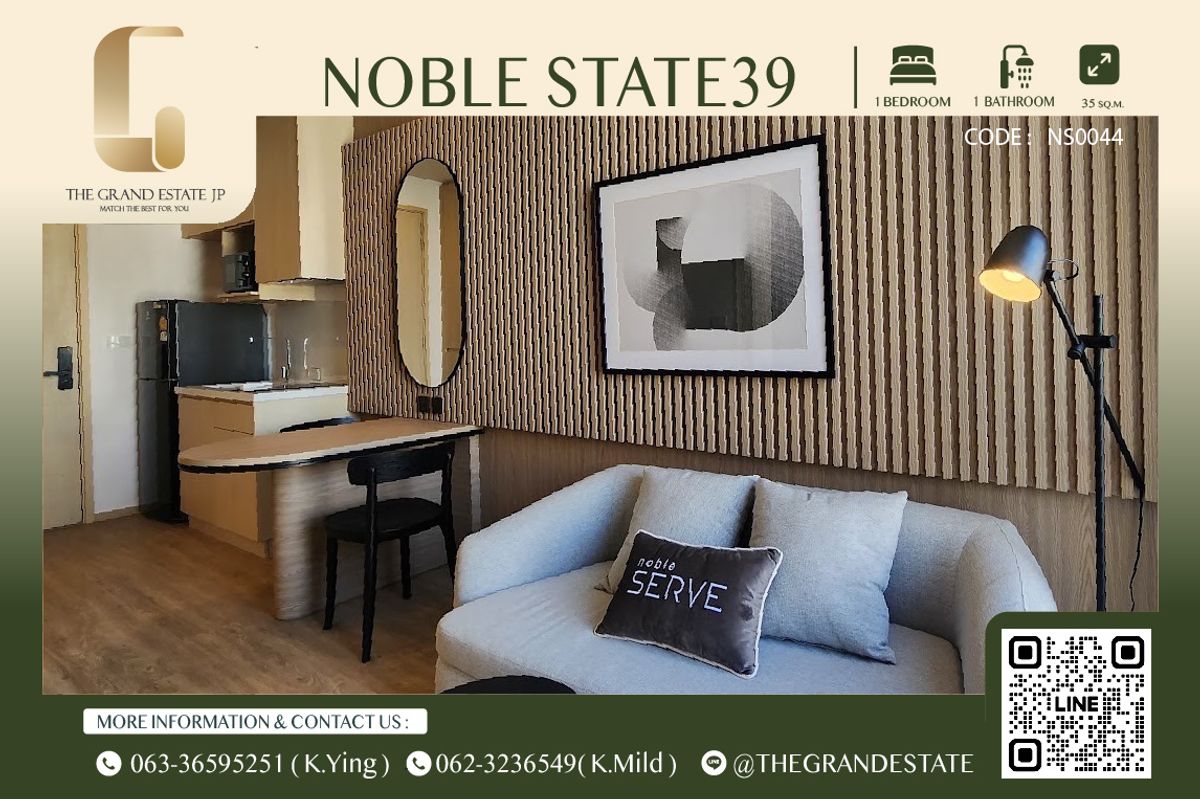 For RentCondoSukhumvit, Asoke, Thonglor : ⭐️nble State39⭐️ The room is very beautiful. Complete furniture Ready to approach - Near BTS Phrom Phong