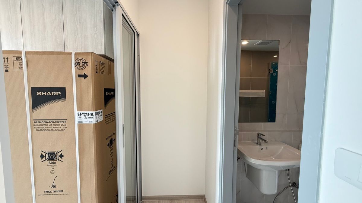 ให้เช่าคอนโดแจ้งวัฒนะ เมืองทอง : ✨คอนโดให้เช่า พร้อมอยู่ โครงการนิช โมโน แจ้งวัฒนะ ตกแต่งครบ ห้องใหม่ ทำเลดี  