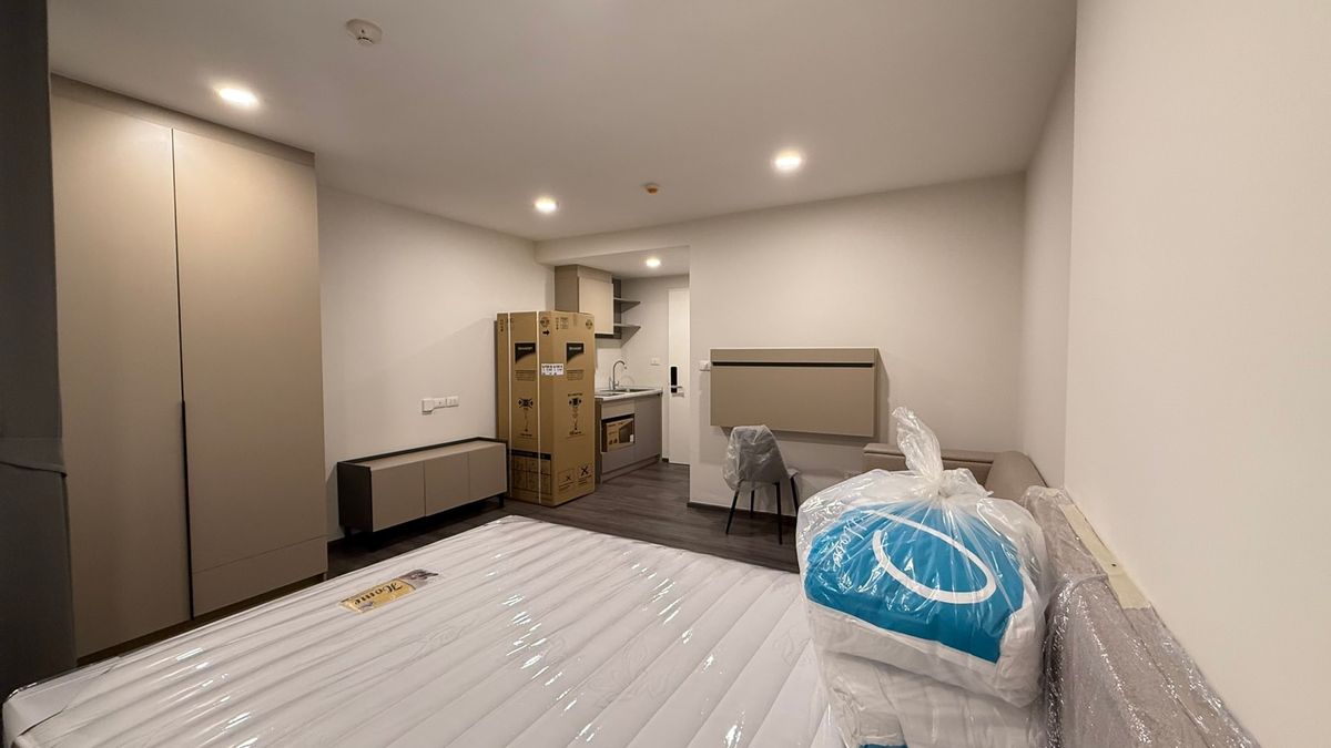 For RentCondoWongwianyai, Charoennakor : ✨ Condo for rent, ready to stay in the Flexi Sathorn -Charoen Nakhon project, 2 new rooms, good locations, decorated near BTS, Krung Thonburi *do not accept foreigners