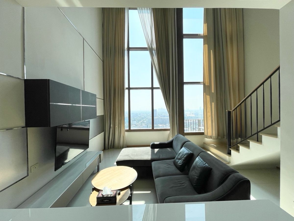 ให้เช่าคอนโดสุขุมวิท อโศก ทองหล่อ : The Emporio Place (สุขุมวิท24) Duplex River view