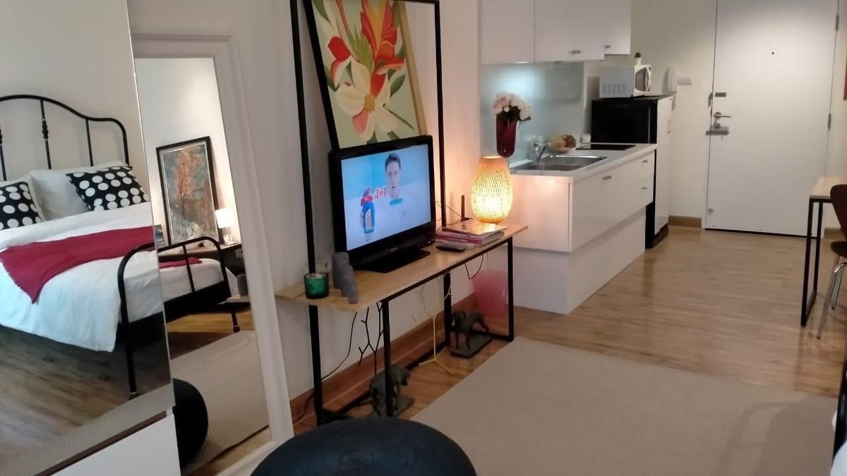 ขายคอนโดเลียบทางด่วนรามอินทรา : S-JWS105  ขายคอนโด เจ ดับบลิว บูเลอวาร์ด ศรีวรา, ชั้น 6 แต่งครบ 30 ตรม. 2,888,888 บาท 064-959-8900