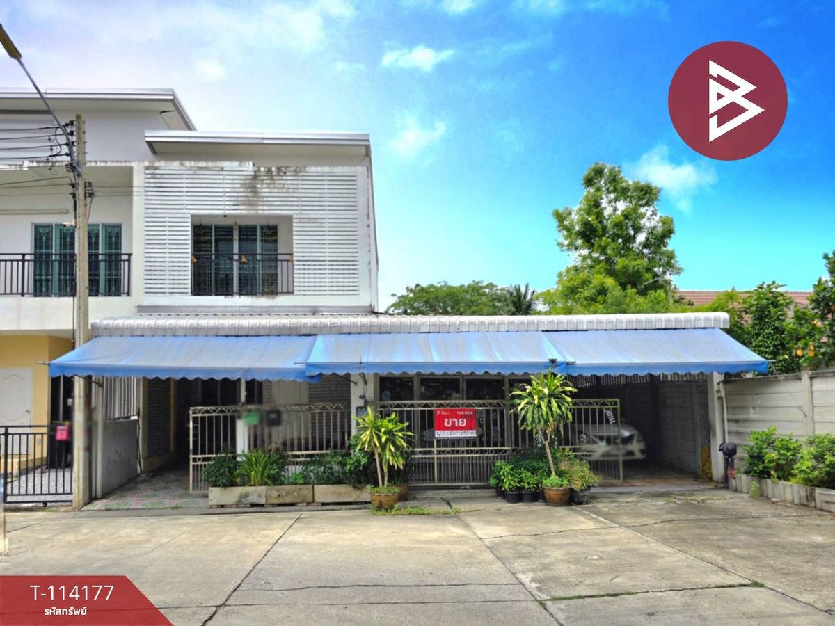 ขายทาวน์โฮมนครปฐม : ขายทาวน์เฮ้าส์ 2 ชั้นหลังริม หมู่บ้านจอยโฮม ซอยวัดเทียนดัด นครปฐม