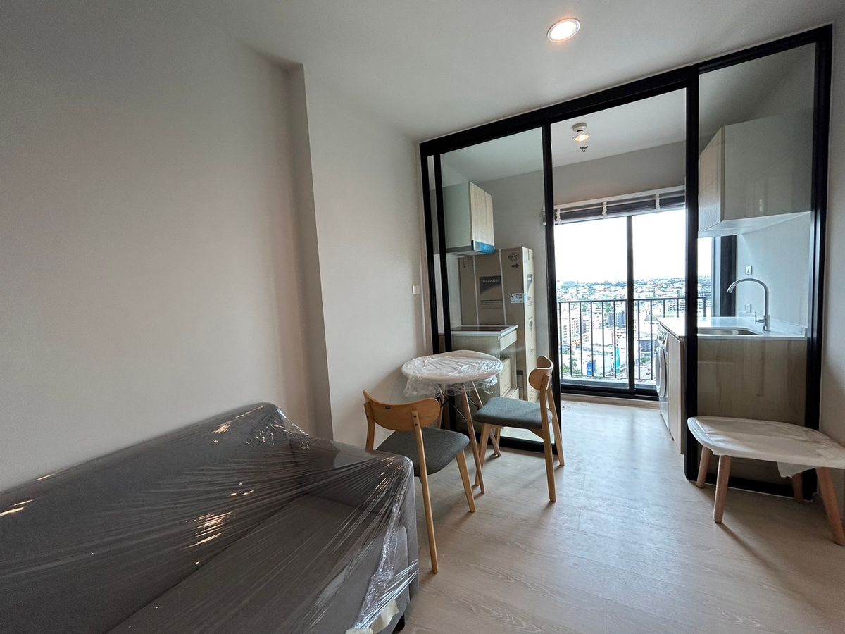 ให้เช่าคอนโดแจ้งวัฒนะ เมืองทอง : ห้องใหม่ คอนโด 1ห้องนอน ชั้น26 ตรงข้ามพันธ์ทิพงามวงศ์วาน ติดทางด่วน พร้อมเข้าอยู่