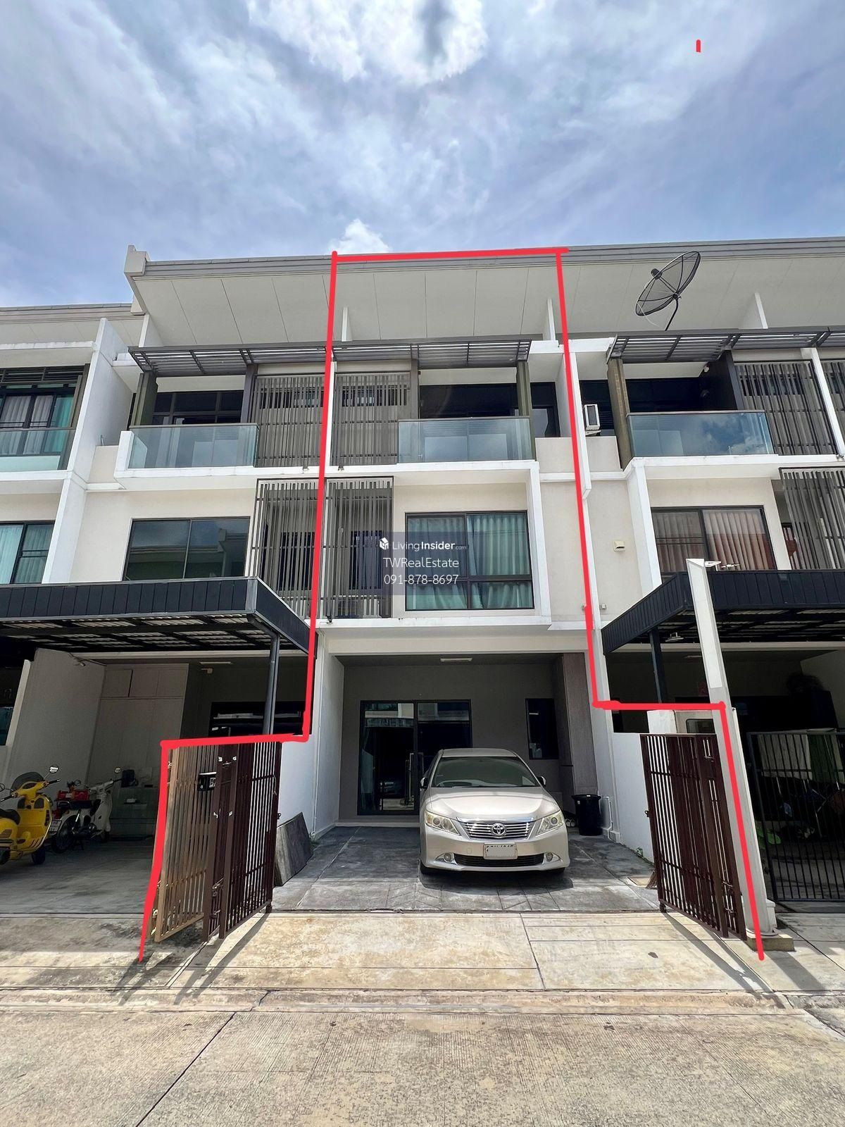 ขายทาวน์โฮมเกษตร นวมินทร์ ลาดปลาเค้า : 🔥 ขายด่วย ราคาพิเศษ ทาวน์โฮม 3 ชั้น The Landmark เอกมัย–รามอินทรา บ้านสวย Built in เกรด Premium  🔥