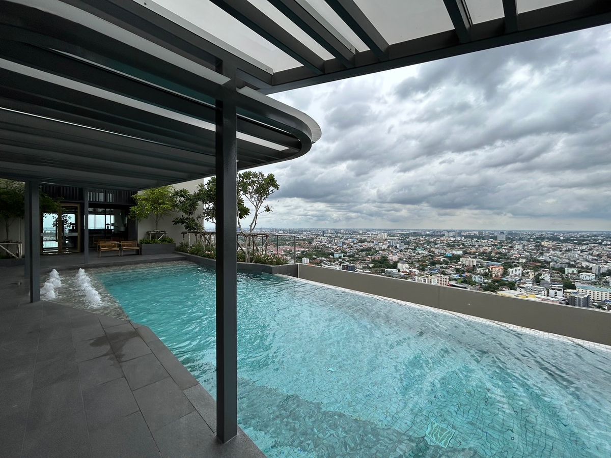 ให้เช่าคอนโดแจ้งวัฒนะ เมืองทอง : ห้องใหม่ คอนโด 1ห้องนอน ชั้น26 ตรงข้ามพันธ์ทิพงามวงศ์วาน ติดทางด่วน พร้อมเข้าอยู่