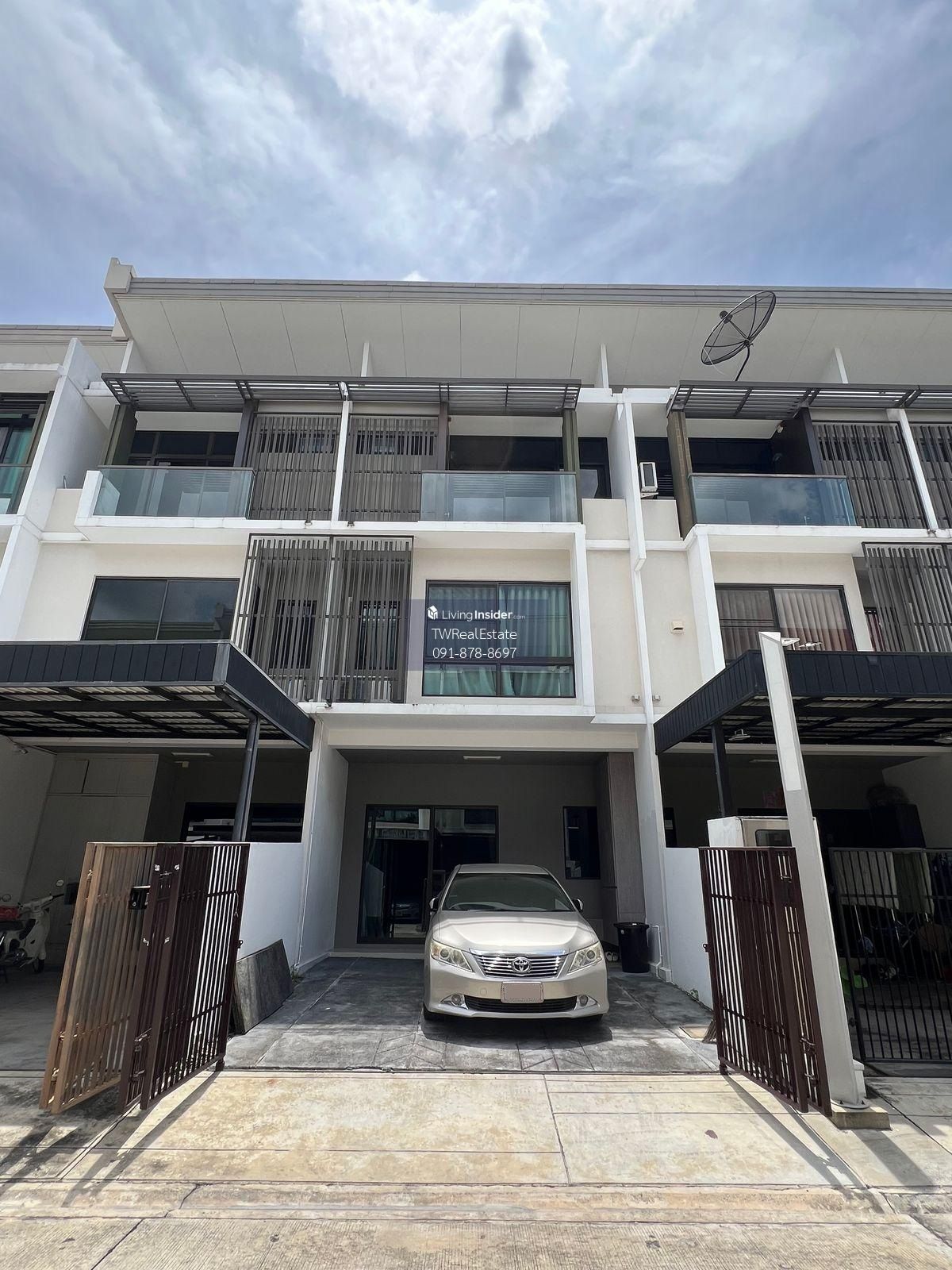 ขายทาวน์โฮมเกษตร นวมินทร์ ลาดปลาเค้า : 🔥 ขายด่วย ราคาพิเศษ ทาวน์โฮม 3 ชั้น The Landmark เอกมัย–รามอินทรา บ้านสวย Built in เกรด Premium  🔥