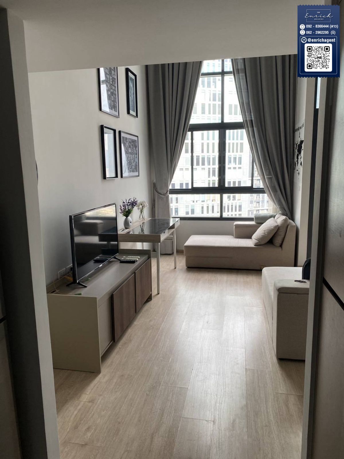 For RentCondoRama9, Petchburi, RCA : 💙 Rent IDEO NEW RAMA 9 rooms, 2 floors, beautiful, ready to stay in ARL Ramkhamhaeng 💙 092-8366444 stars // line id: @enrichagent