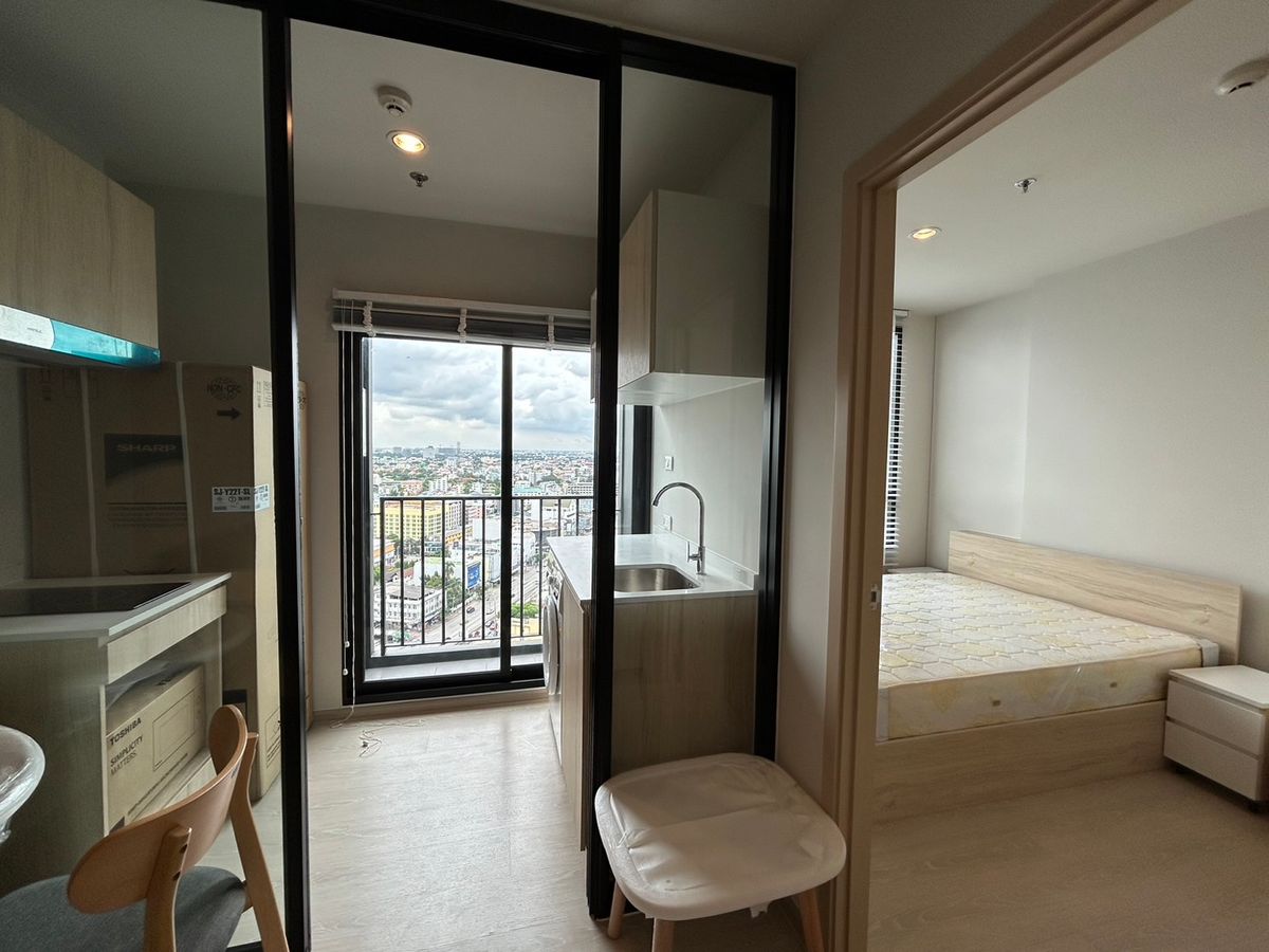 ให้เช่าคอนโดแจ้งวัฒนะ เมืองทอง : ห้องใหม่ คอนโด 1ห้องนอน ชั้น26 ตรงข้ามพันธ์ทิพงามวงศ์วาน ติดทางด่วน พร้อมเข้าอยู่