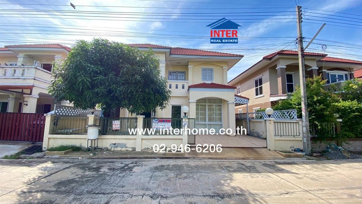 ขายบ้านมหาชัย สมุทรสาคร : บ้านเดี่ยว 2 ชั้น 51 ตร.ว. หมู่บ้านวิเศษสุขนคร เฟส3 ซอยพันท้ายนรสิงห์ ถนนพระราม2 เมืองสมุทรสาคร สมุทรสาคร