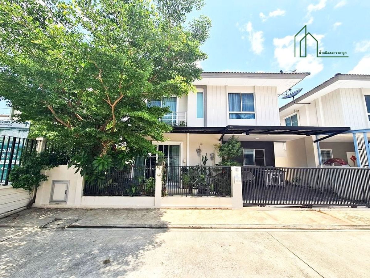 ขายบ้านสมุทรปราการ สำโรง : บ้านแฝด 2 ชั้น หลังมุม J Villa สุขุมวิท – แพรกษา เมืองสมุทรปราการ พร้อมอยู่