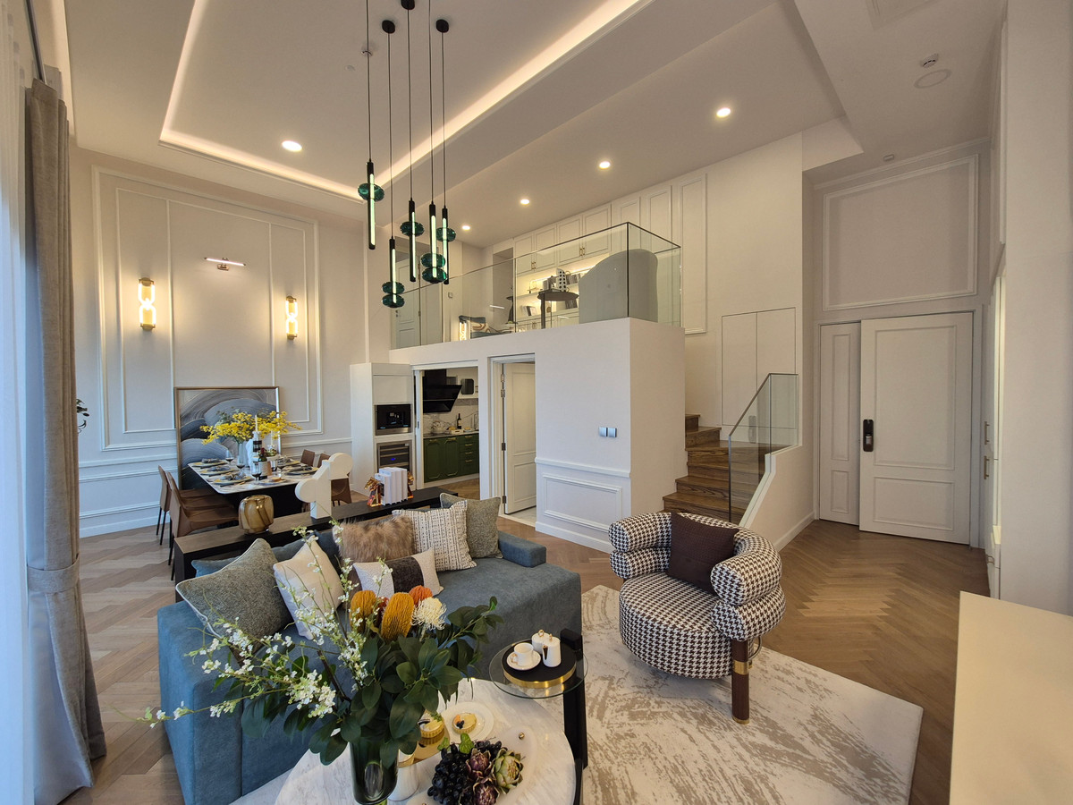 For SaleCondoRama9, Petchburi, RCA : 🔥( DUPLEX PENTHOUSE!! ) Landmark @MRTA Station Rama 9, hotel-style services, Branded Residences